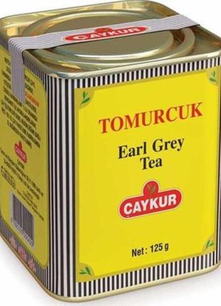 Турецький  чёрный чай с бергоматом  caykur tomurcuk 125 г.