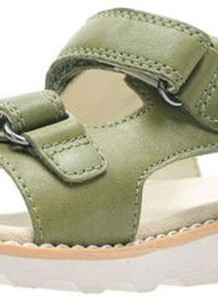 Кожаные сандалии clarks crown администратор khaki4 фото