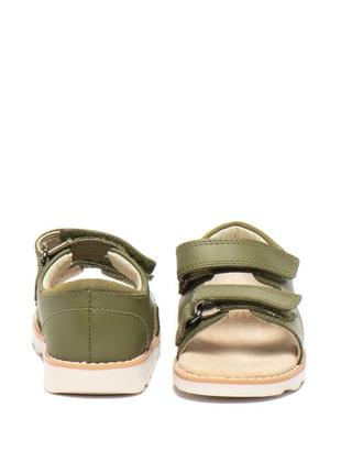 Кожаные сандалии clarks crown администратор khaki5 фото