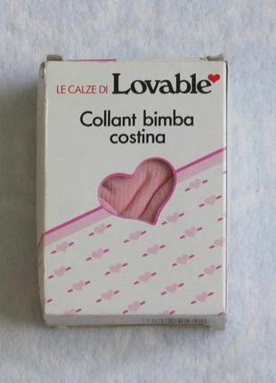 Колготи капронові в смужку на дівчинку 3-5 років італія нові нюанс