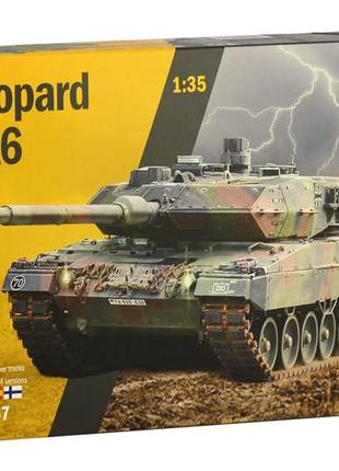 Збірна модель italeri (1:35) танк leopard 2a6