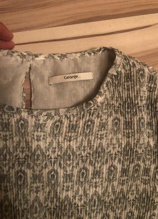 Красивенная блузка плиссе свободного фасона (великобритания🇬🇧)2 фото