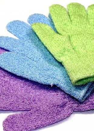 Мочалка рукавичка для пілінгу, ціна за 1 шт.
