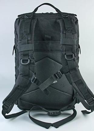Тактический рюкзак tactic 1000d для военных, охоты, рыбалки, туристических походов, скалолазания, путешествий и спорта. цвет: черный3 фото