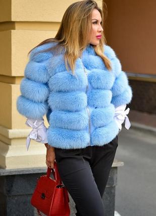 Шуба из финского песца