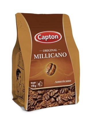 Кава каптон, capton "millicano" (розчинна+мелена) 170г