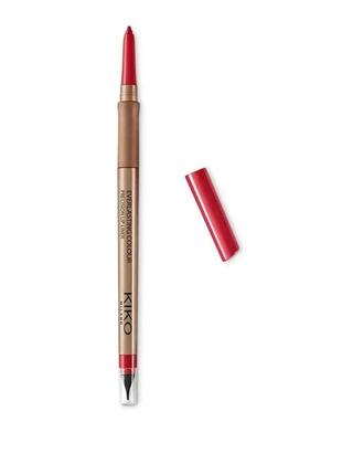 Автоматический карандаш для контура губ kiko milano everlasting colour precision lip liner 409 cherry1 фото