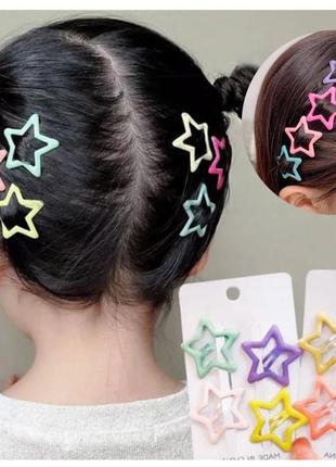 Заколки для волосся клік - клак або тік - так зірочка