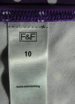 Плавки купальные женские фиолетовые в горошек,размер евро 10 (46 размер) от f&f4 фото