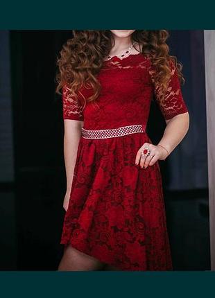 Ажурное платье