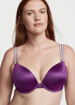 Комплект нижнего белья victoria’s secret бюстгальтер 34b, 34c, 36b, 36c, 38c, трусики s, m, l. very sexy shine. белье виктория сикрет2 фото