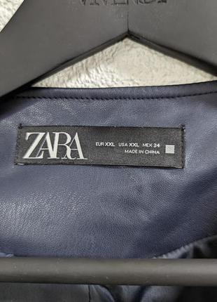 Zara куртка экокожа, размер mex342 фото