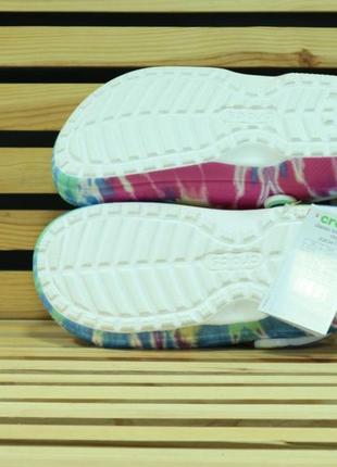 Crocs lined  tie dye clog blue/multi крокси5 фото