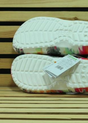 Crocs lined  tie dye clog black/multi крокси6 фото