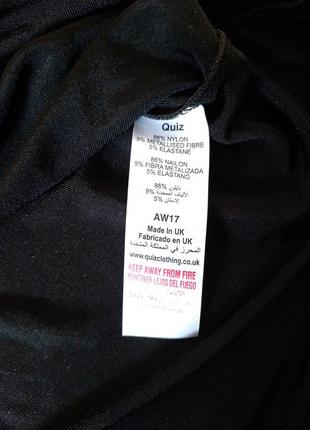 Красивая чёрная блуза с металлической нитью женская  туника10 фото