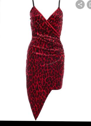 Бархатное леопардовое платье распродажа sale2 фото