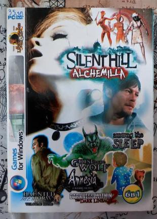 Диск игра dvd ужасы slient hill alchemilla, darkness within 2,among the sleep, haunted memorials, amnesia, лицензионный1 фото