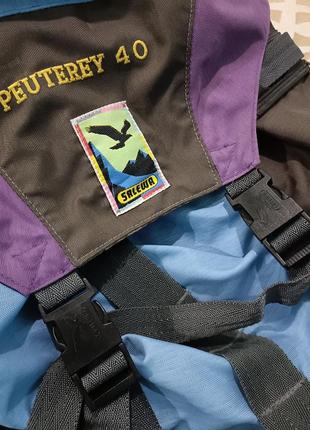 Оригінальний похідний туристичний рюкзак salewa peuterey 40l (40 литрів, об'єму), зручна рел'єфна спина3 фото