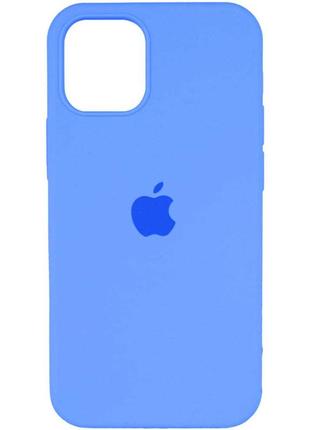 Чохол для смартфона silicone full case aa open cam for apple iphone 12 pro max 38,surf blue