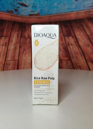 Омолаживающая сыворотка для лица с экстрактом риса bioaqua rice raw pulp essence