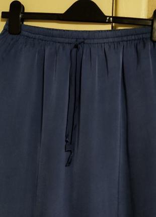 Poetry 100% шелк замечательная юбка макси /принт тайдай /стильный дизайн2 фото
