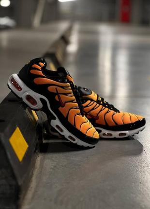 Мужские кроссовки оранжевые в стиле nike air max plus og tn tiger