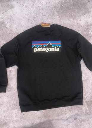 Світшот patagonia чорний і сірий зі всіма бірками