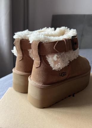 Угг ugg ultra mini belter roller угги на платформе оригинал3 фото