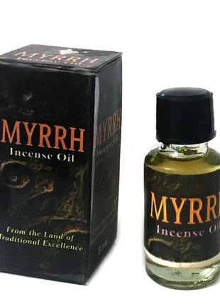 Ароматическое масло мирра "myrrh", индия 8 мл