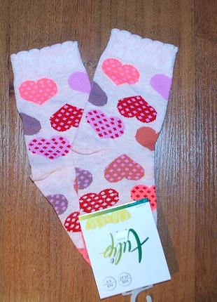 Демисезонные носки бросс bross 3-5, 7-9 сердечки