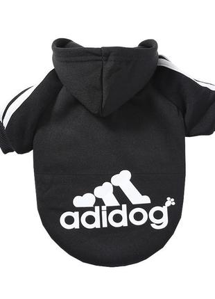 Кофта для котів pet style "adidog" чорна