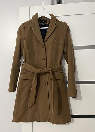 Женственное пальто премиум качества h&m