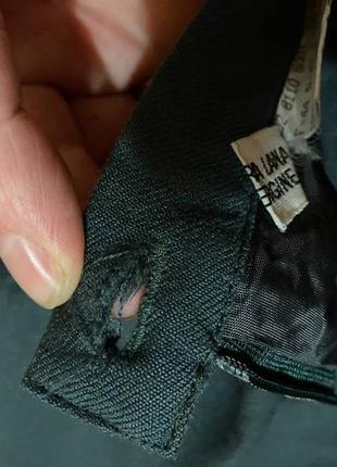 Шерстяная винтажная итальянская юбка с карманами8 фото