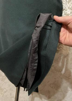 Шерстяная винтажная итальянская юбка с карманами4 фото