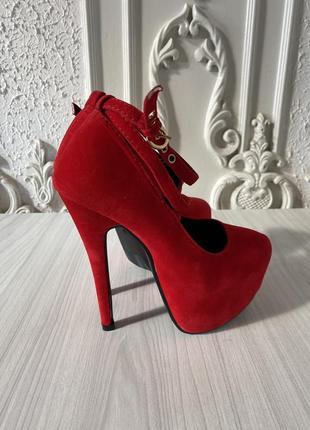 Туфли красные 34 размер2 фото