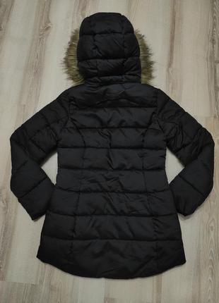 Теплая удлиненная зимняя/демисезонная куртка h&m на синтепоне на 10-11 лет3 фото