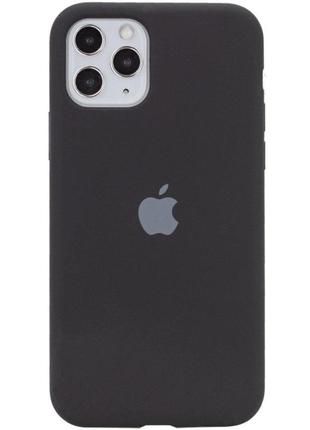 Чохол для смартфона silicone full case aa open cam for apple iphone 11 pro max кругл 14,black