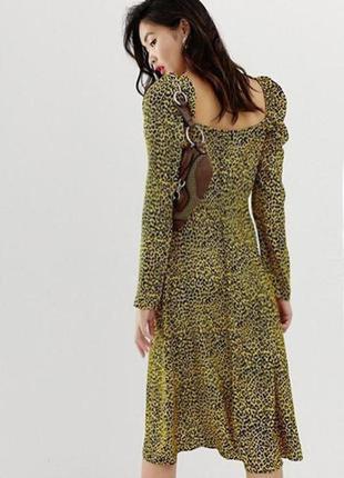 Распродажа платье stradivarius миди asos леопард7 фото