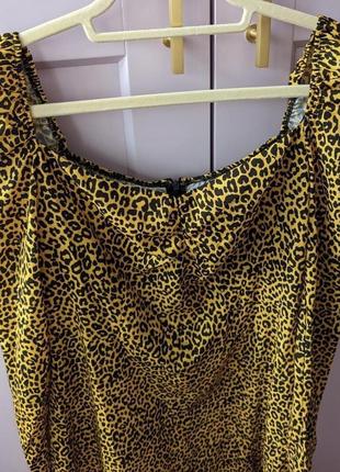 Распродажа платье stradivarius миди asos леопард5 фото