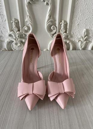 Туфли лодочки розовые 34 размер