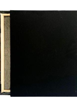 Холст на подрамнике черный 40*50 см 130241 фото