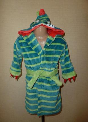 Marks&spencer халат дракон на 2-3 года