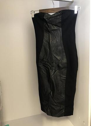 Сексі сукня з вставками шкіри від mohito.