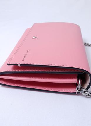 Женская розовая сумка кросс-боди calvin klein accordian rose4 фото