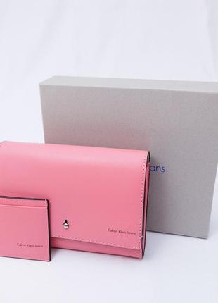 Женская розовая сумка кросс-боди calvin klein accordian rose5 фото