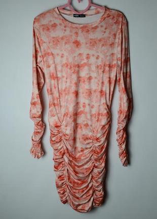 Платье со сборкой shein, размер м (арт1780)
