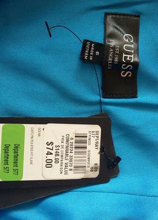 Голубое платье guess 3