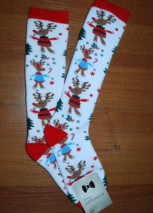 Махрові гольфи підколінники олені 3, 5 ucs юск