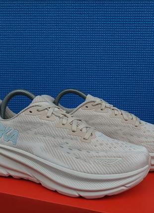 Hoka one one w clifton 9 - кроссовки оригинал (39/24.5)3 фото