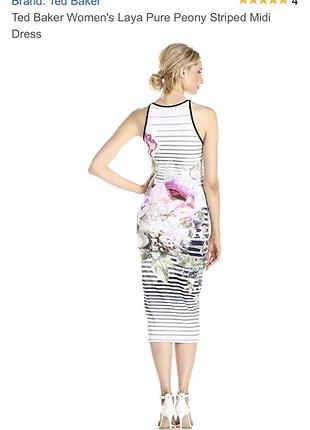 Платье миди джерси ted baker размер s 4